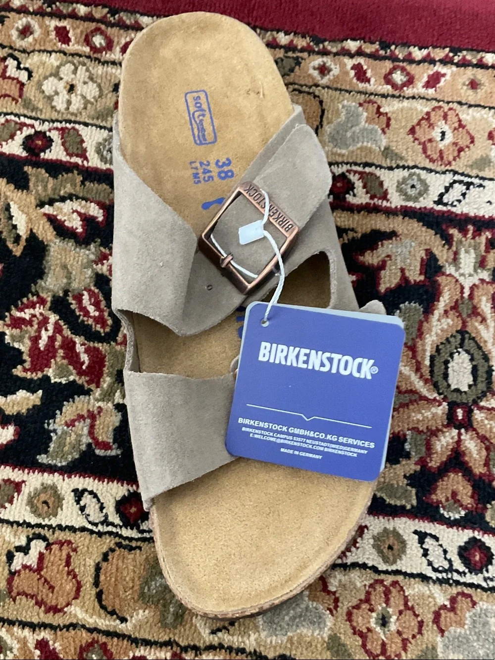 Birkenstock Arizona Sandals in taupe